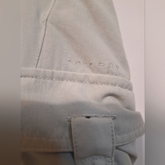 Columbia convertible titanium omni dry beige cargo pants size 10 long - Picture 7 of 10